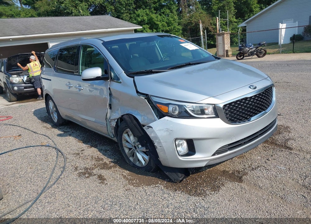 2016 KIA SEDONA EX VIN: KNDMC5C12G6147728