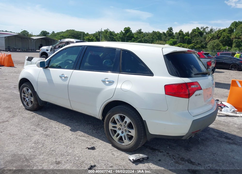 2007 ACURA MDX TECHNOLOGY PACKAGE VIN: 2HNYD28317H513677