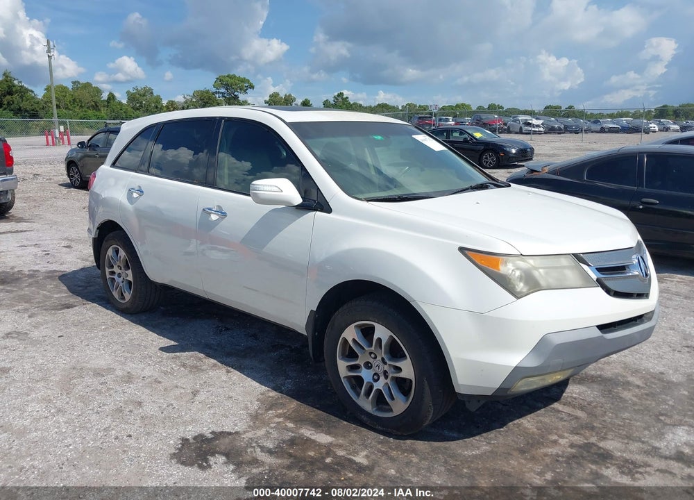 2007 ACURA MDX TECHNOLOGY PACKAGE VIN: 2HNYD28317H513677