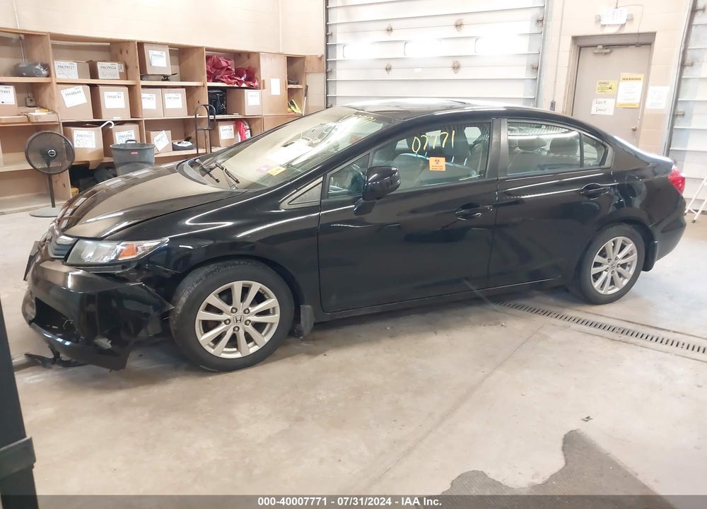 2012 HONDA CIVIC EX-L VIN: 19XFB2F93CE004660