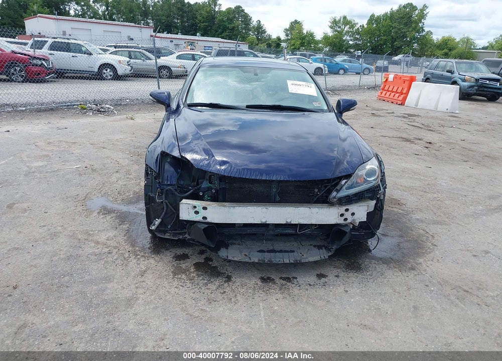 2013 LEXUS IS 250 VIN: JTHCF5C29D5063076