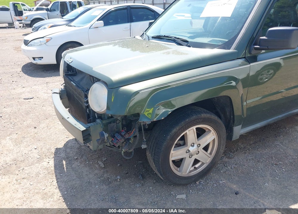 2007 JEEP PATRIOT SPORT VIN: 1J8FF28W37D251216