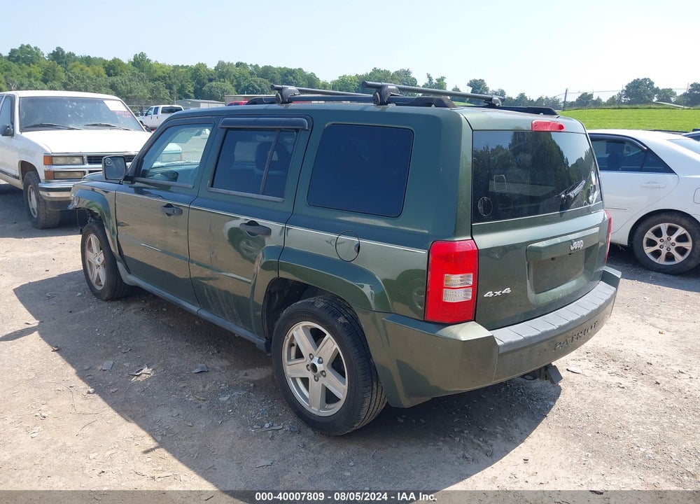 2007 JEEP PATRIOT SPORT VIN: 1J8FF28W37D251216