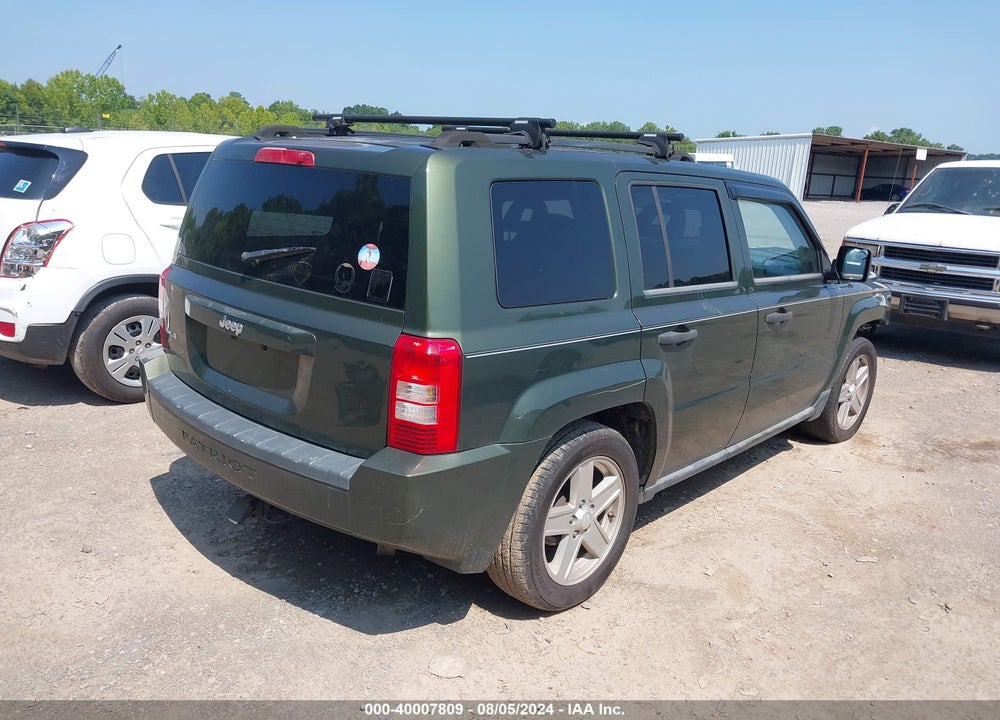 2007 JEEP PATRIOT SPORT VIN: 1J8FF28W37D251216