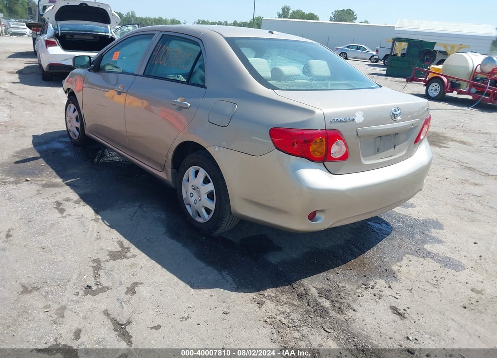 2009 TOYOTA COROLLA LE VIN: 2T1BU40E59C130987