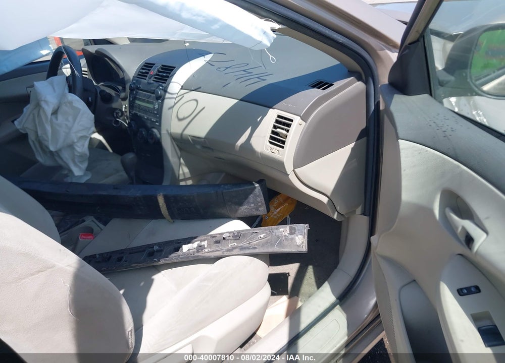 2009 TOYOTA COROLLA LE VIN: 2T1BU40E59C130987