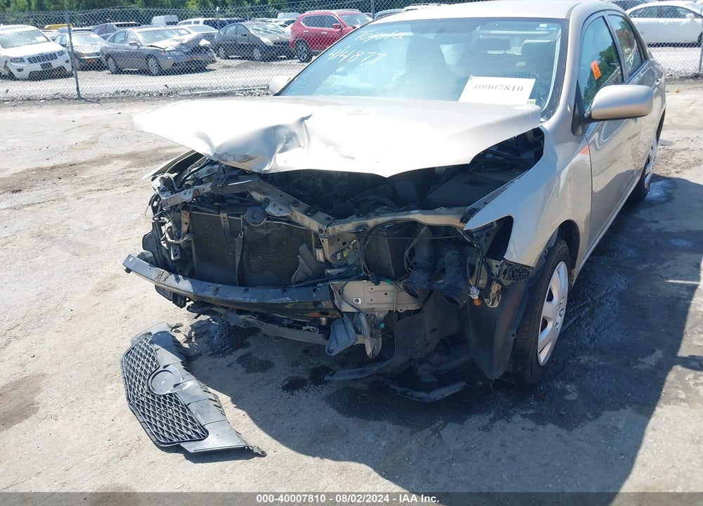 2009 TOYOTA COROLLA LE VIN: 2T1BU40E59C130987