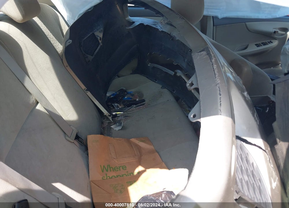 2009 TOYOTA COROLLA LE VIN: 2T1BU40E59C130987