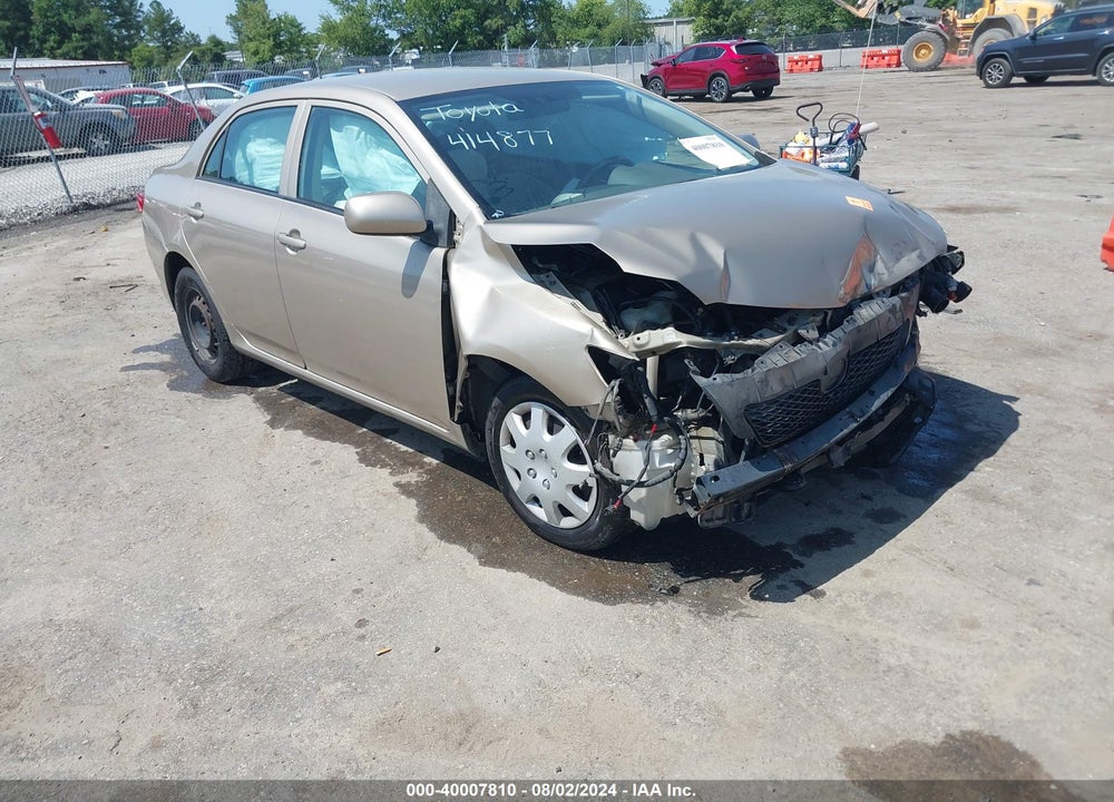 2009 TOYOTA COROLLA LE VIN: 2T1BU40E59C130987