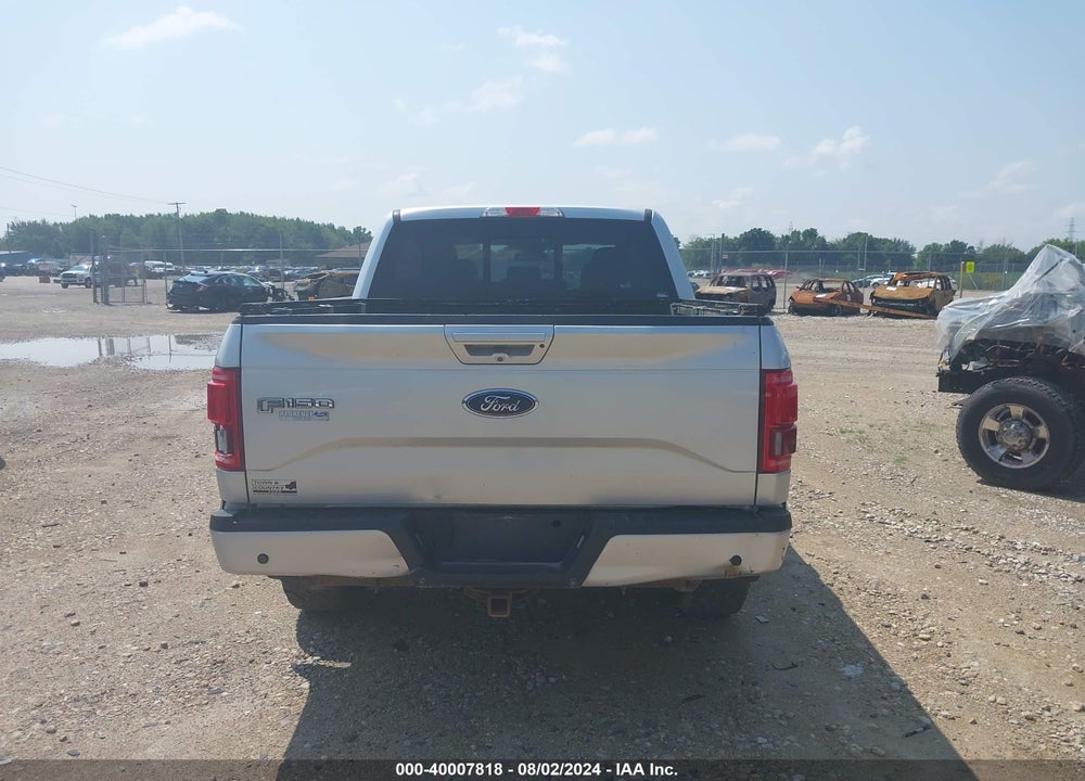 2016 FORD F-150 LARIAT VIN: 1FTEW1EG8GKE92159