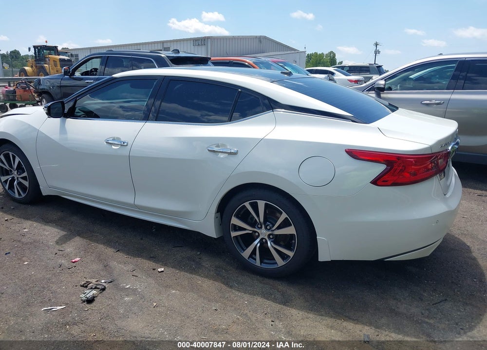 2017 NISSAN MAXIMA 3.5 PLATINUM VIN: 1N4AA6AP7HC406521