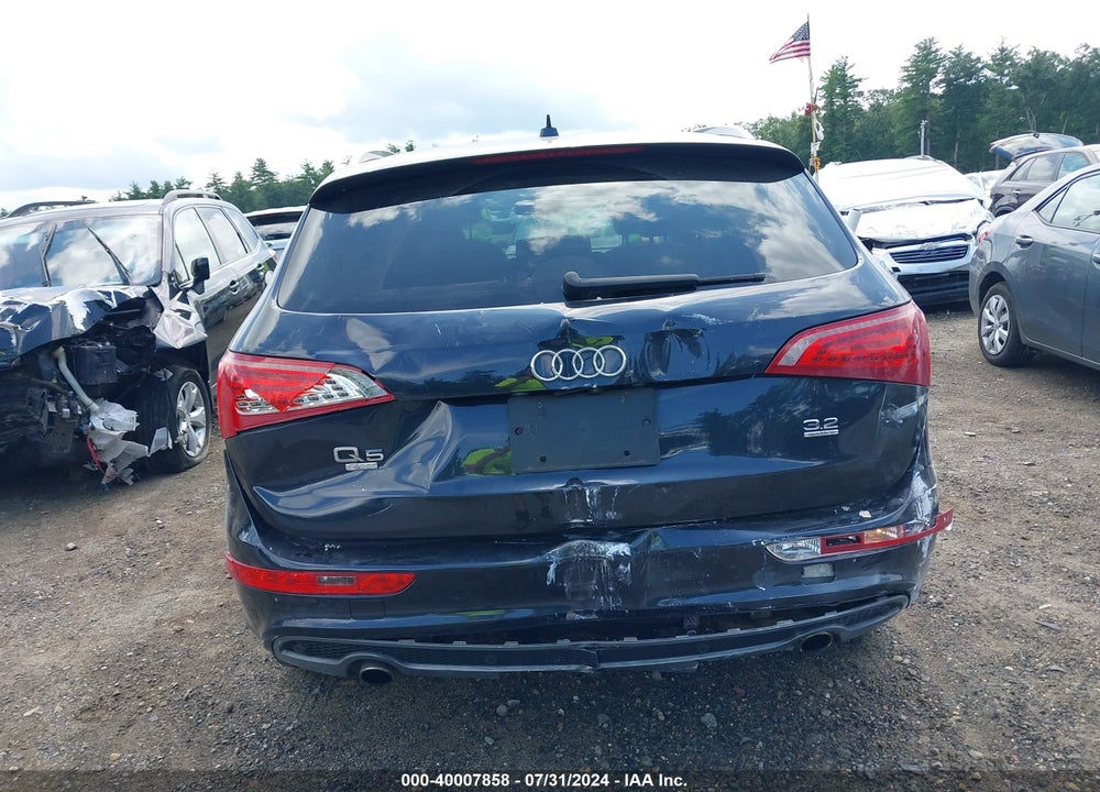 2012 AUDI Q5 3.2 PREMIUM PLUS VIN: WA1DKAFP7CA126709