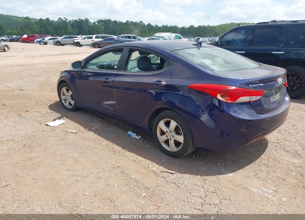 2013 HYUNDAI ELANTRA GLS VIN: 5NPDH4AE9DH431294