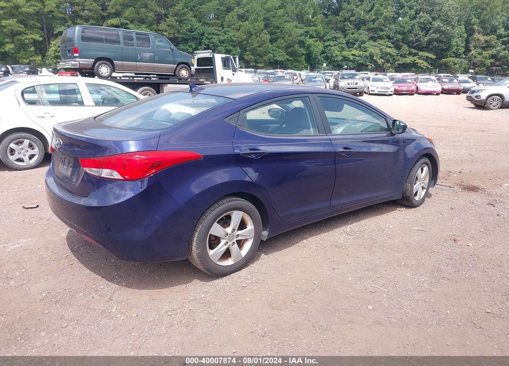 2013 HYUNDAI ELANTRA GLS VIN: 5NPDH4AE9DH431294