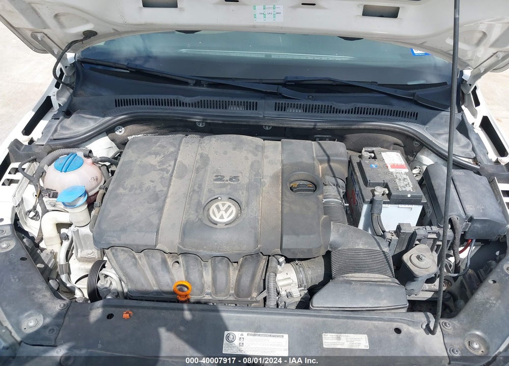 2012 VOLKSWAGEN JETTA 2.5L SE VIN: 3VWDX7AJ2CM412996