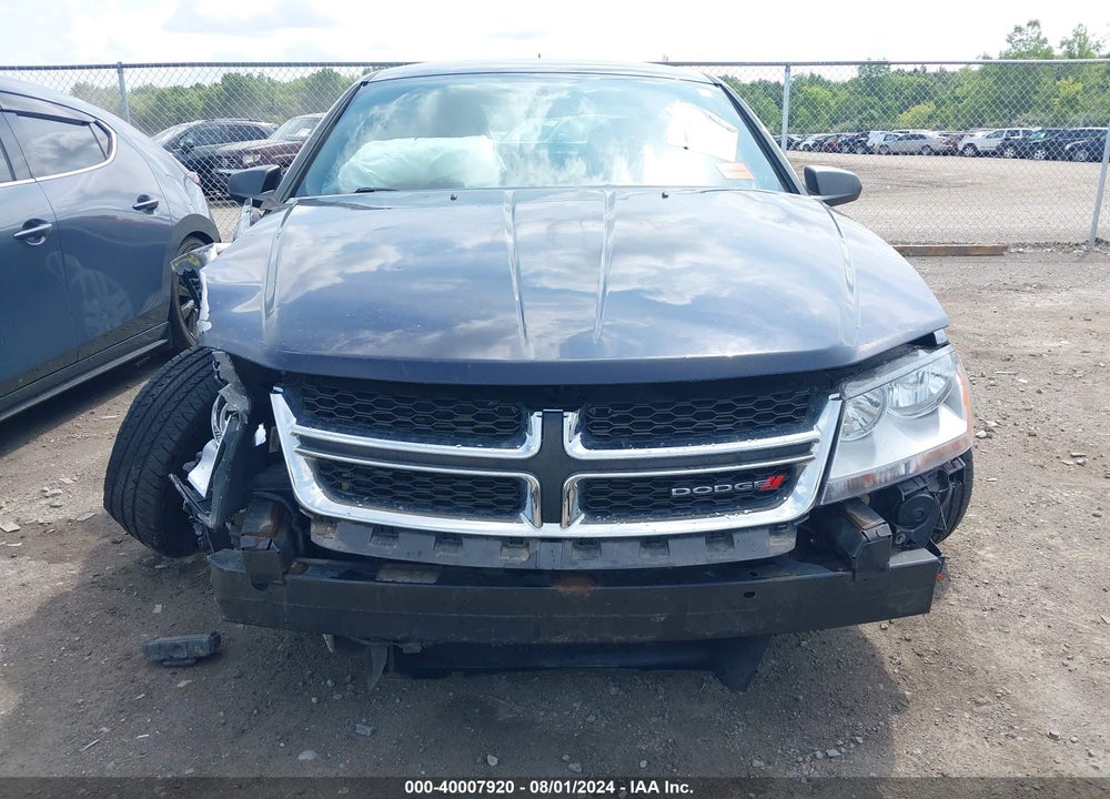 2013 DODGE AVENGER SE V6 VIN: 1C3CDZAG3DN757229
