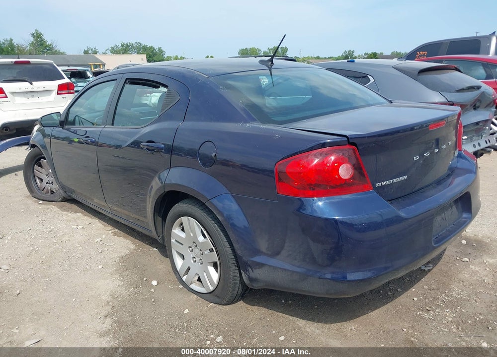 2013 DODGE AVENGER SE V6 VIN: 1C3CDZAG3DN757229