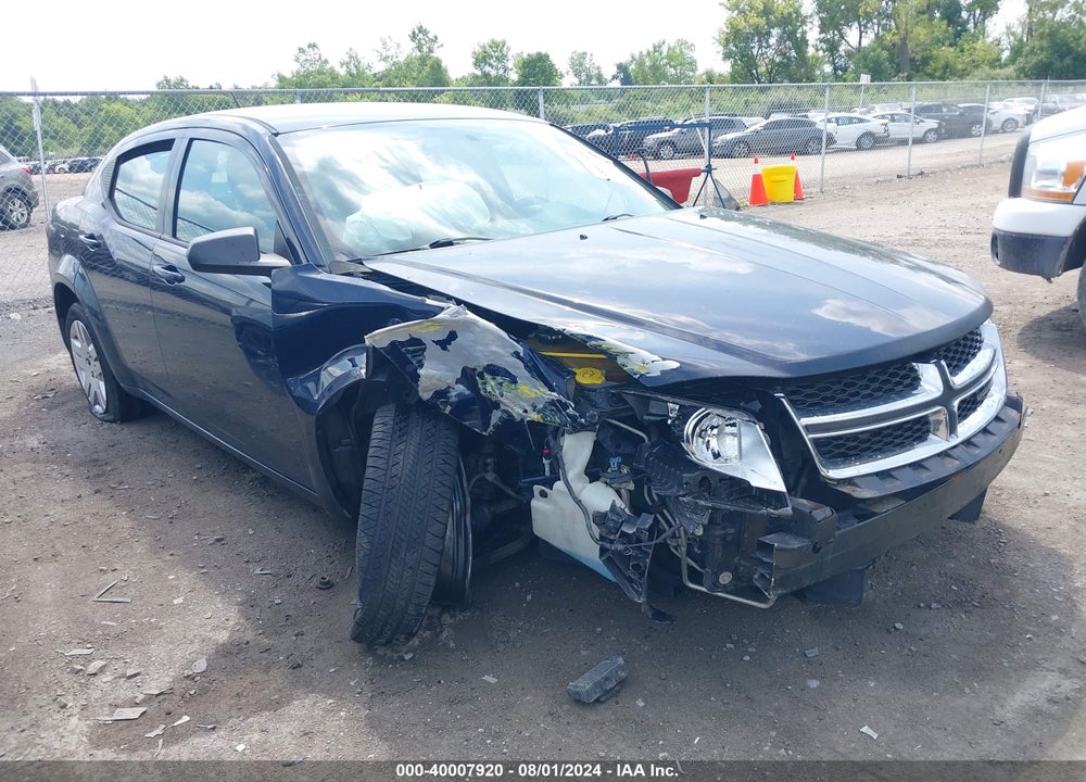 2013 DODGE AVENGER SE V6 VIN: 1C3CDZAG3DN757229
