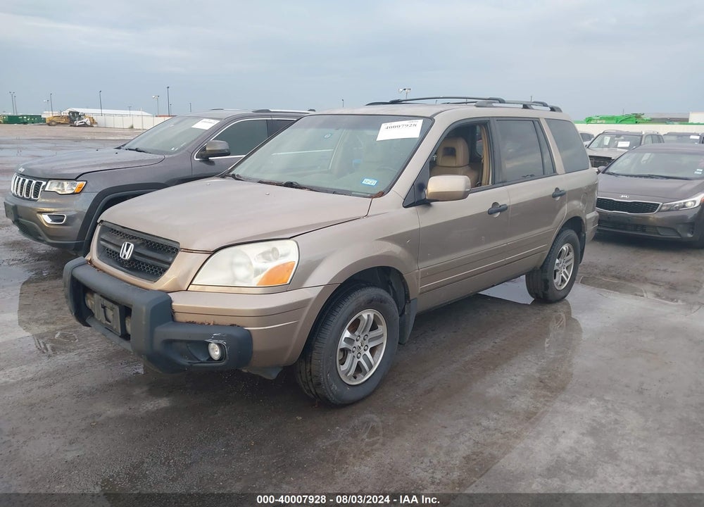 2003 HONDA PILOT EX-L VIN: 2HKYF187X3H617115