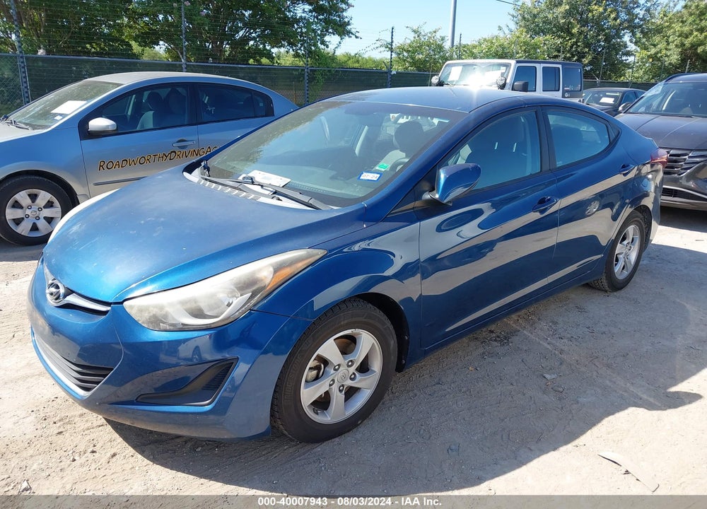 2014 HYUNDAI ELANTRA SE VIN: KMHDH4AE3EU199505