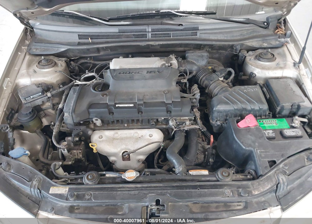 2007 KIA SPECTRA EX VIN: KNAFE121X75456590