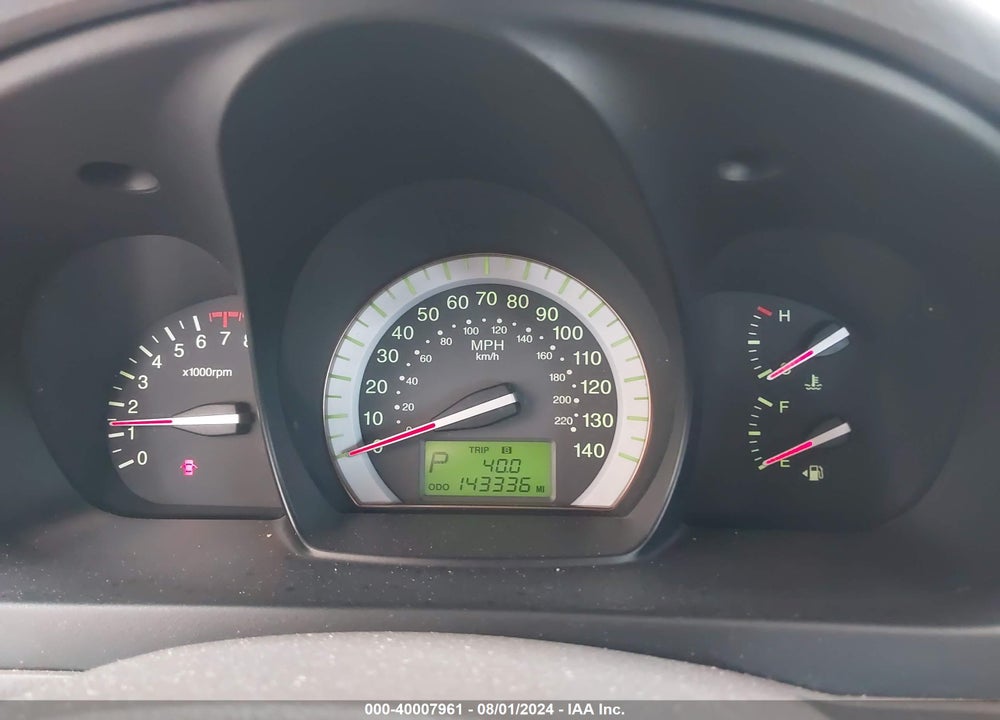 2007 KIA SPECTRA EX VIN: KNAFE121X75456590