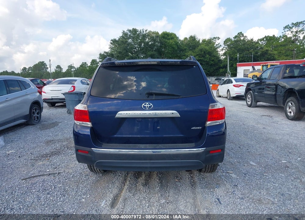2012 TOYOTA HIGHLANDER LIMITED V6 VIN: 5TDDK3EH3CS109047