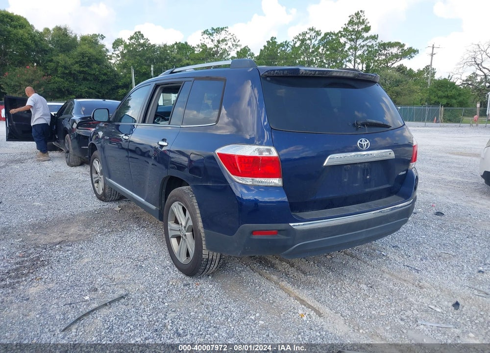 2012 TOYOTA HIGHLANDER LIMITED V6 VIN: 5TDDK3EH3CS109047