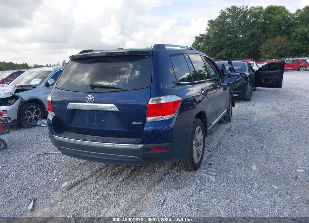 2012 TOYOTA HIGHLANDER LIMITED V6 VIN: 5TDDK3EH3CS109047