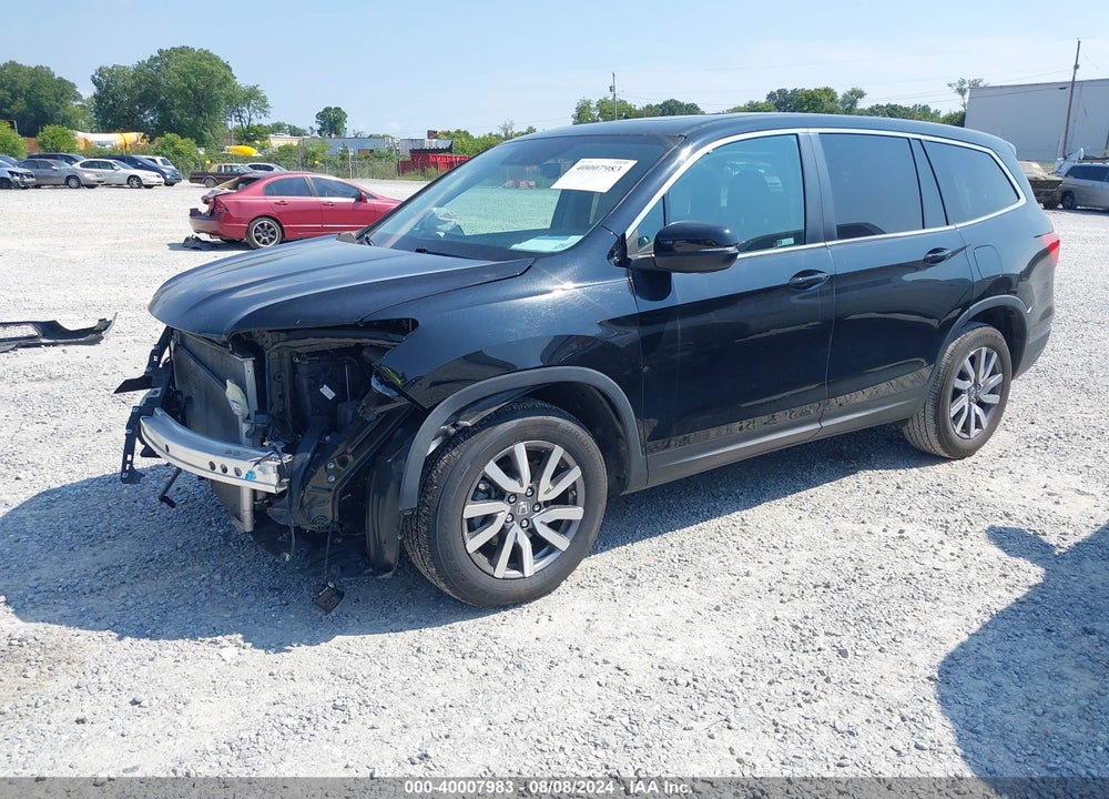 2021 HONDA PILOT 2WD EX-L VIN: 5FNYF5H53MB013377