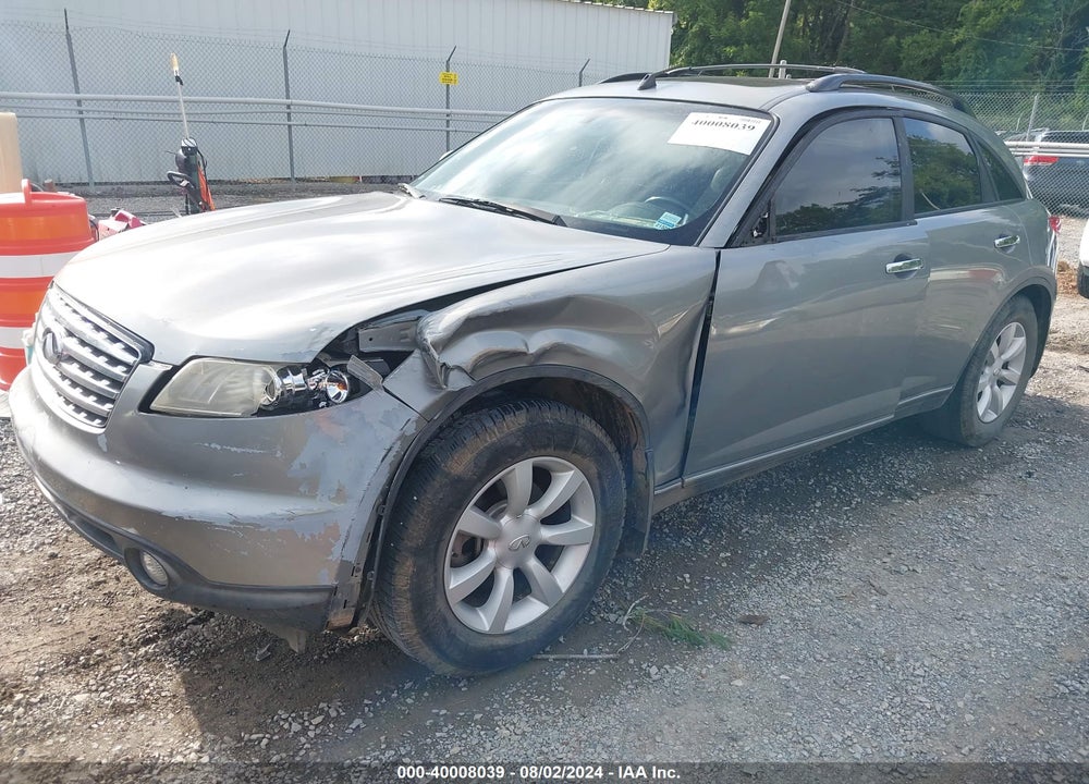 2005 INFINITI FX35 VIN: JNRAS08UX5X106301