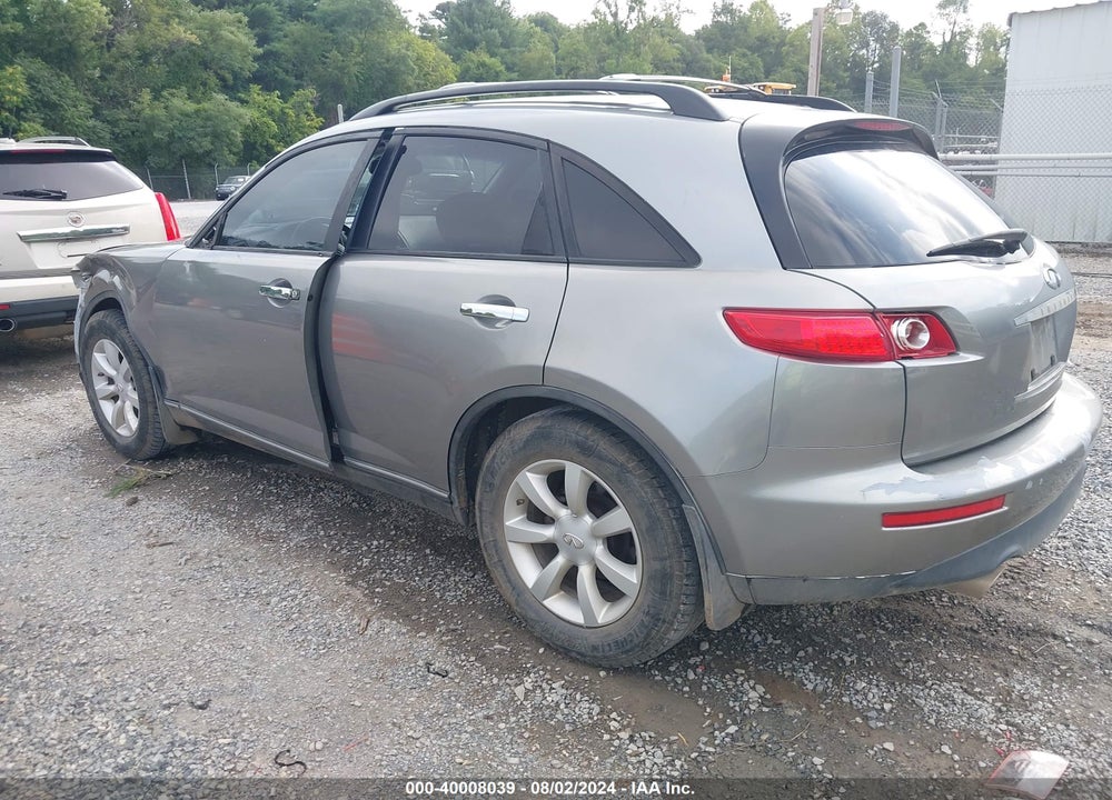 2005 INFINITI FX35 VIN: JNRAS08UX5X106301