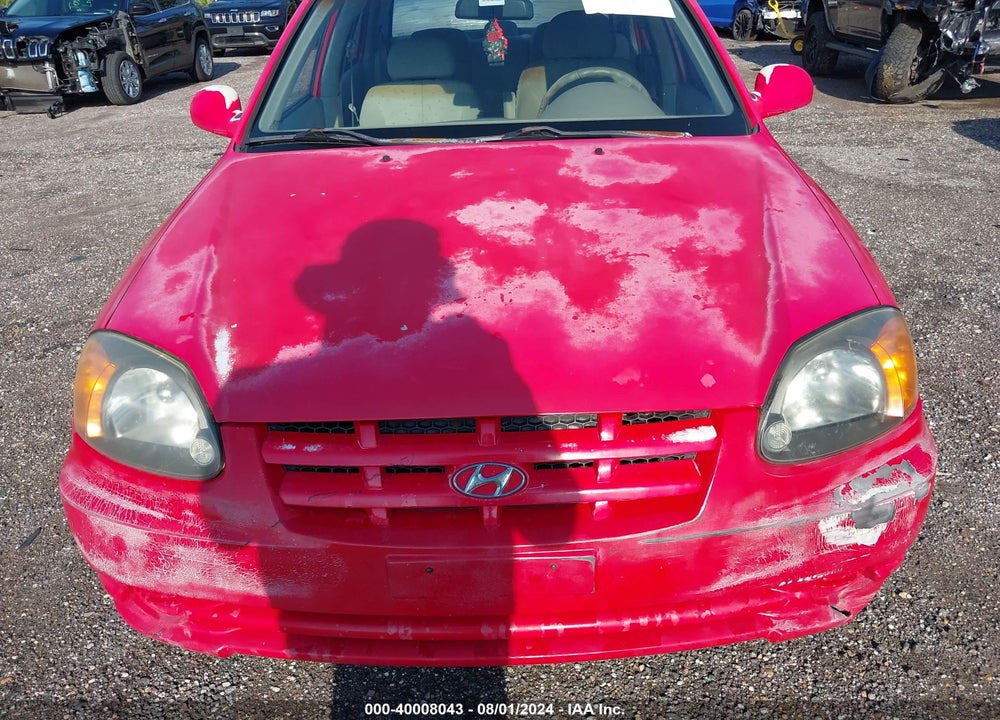 2003 HYUNDAI ACCENT GL VIN: KMHCG45C03U422510