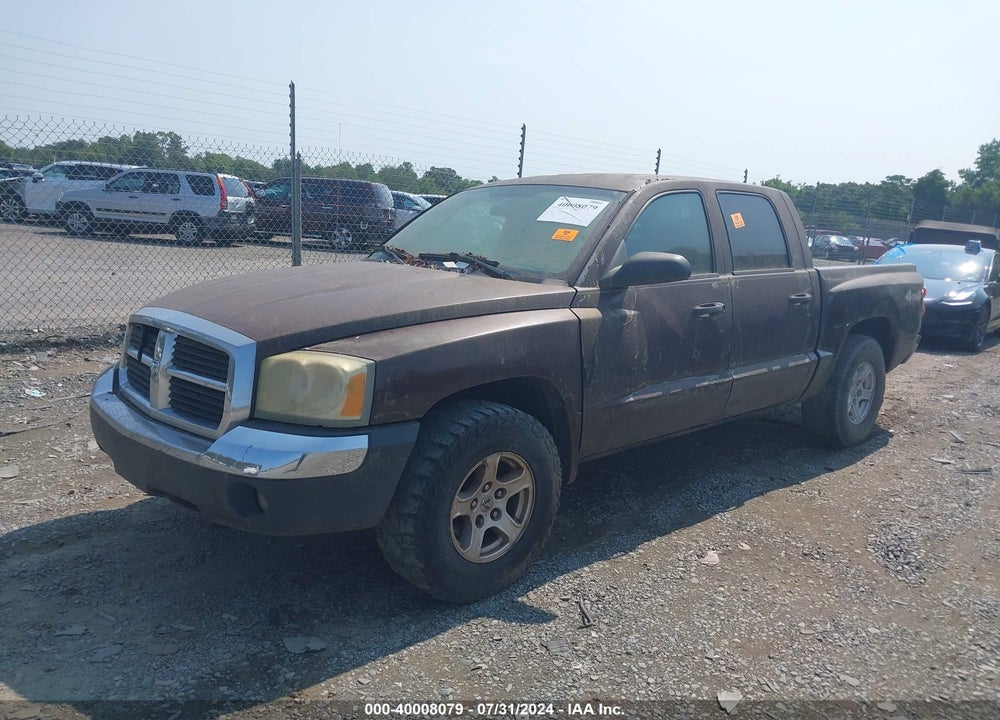 2005 DODGE DAKOTA SLT VIN: 1D7HW48N25S225031