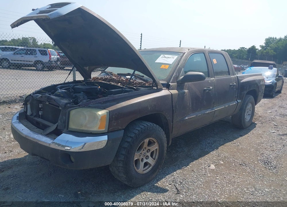 2005 DODGE DAKOTA SLT VIN: 1D7HW48N25S225031