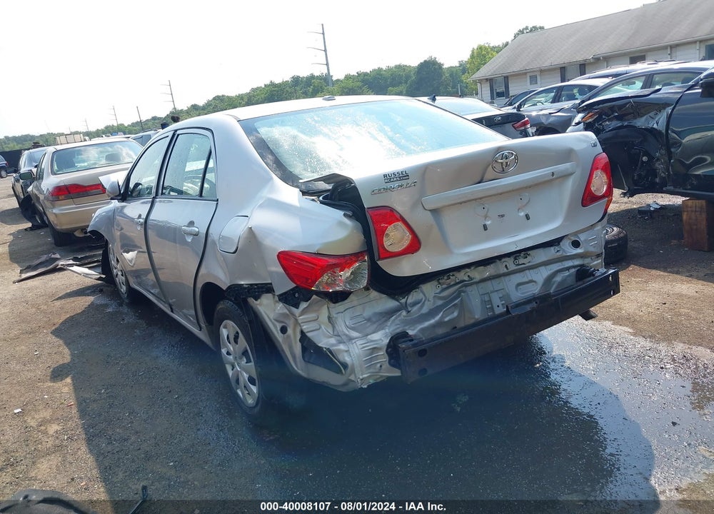 2009 TOYOTA COROLLA LE VIN: 1NXBU40E19Z006956