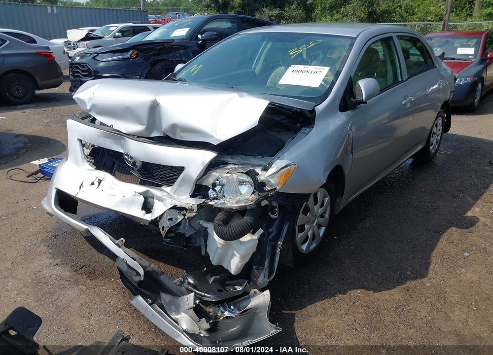 2009 TOYOTA COROLLA LE VIN: 1NXBU40E19Z006956