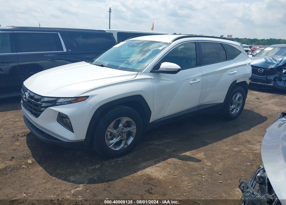 2022 HYUNDAI TUCSON SEL VIN: 5NMJBCAE1NH036734