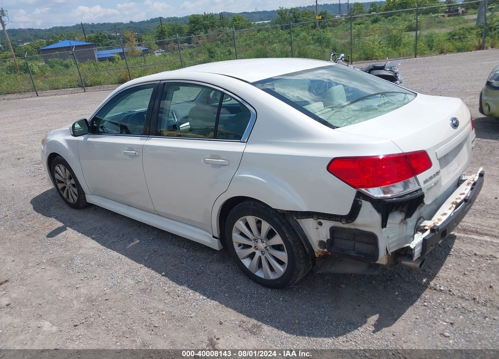 2011 SUBARU LEGACY 3.6R PREMIUM VIN: 4S3BMDG61B2231690