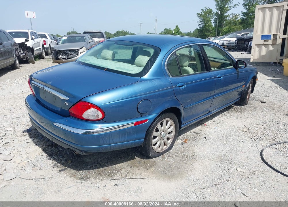 2002 JAGUAR X-TYPE 2.5L VIN: SAJEA51D62XC54439