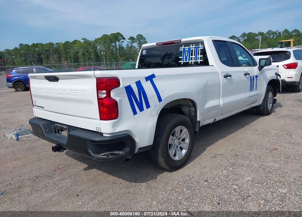 2022 CHEVROLET SILVERADO 1500 WORK TRUCK VIN: 1GCRAAED0NZ580682