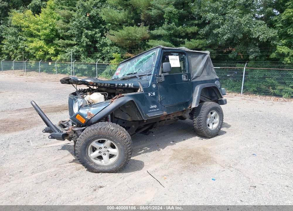 2005 JEEP WRANGLER X VIN: 1J4FA39S05P368801