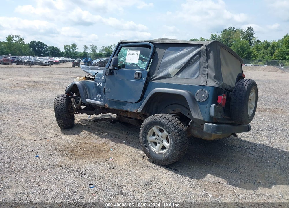 2005 JEEP WRANGLER X VIN: 1J4FA39S05P368801
