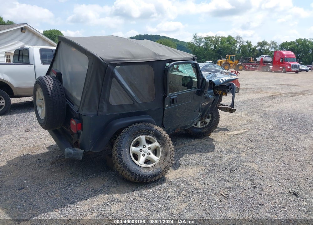 2005 JEEP WRANGLER X VIN: 1J4FA39S05P368801