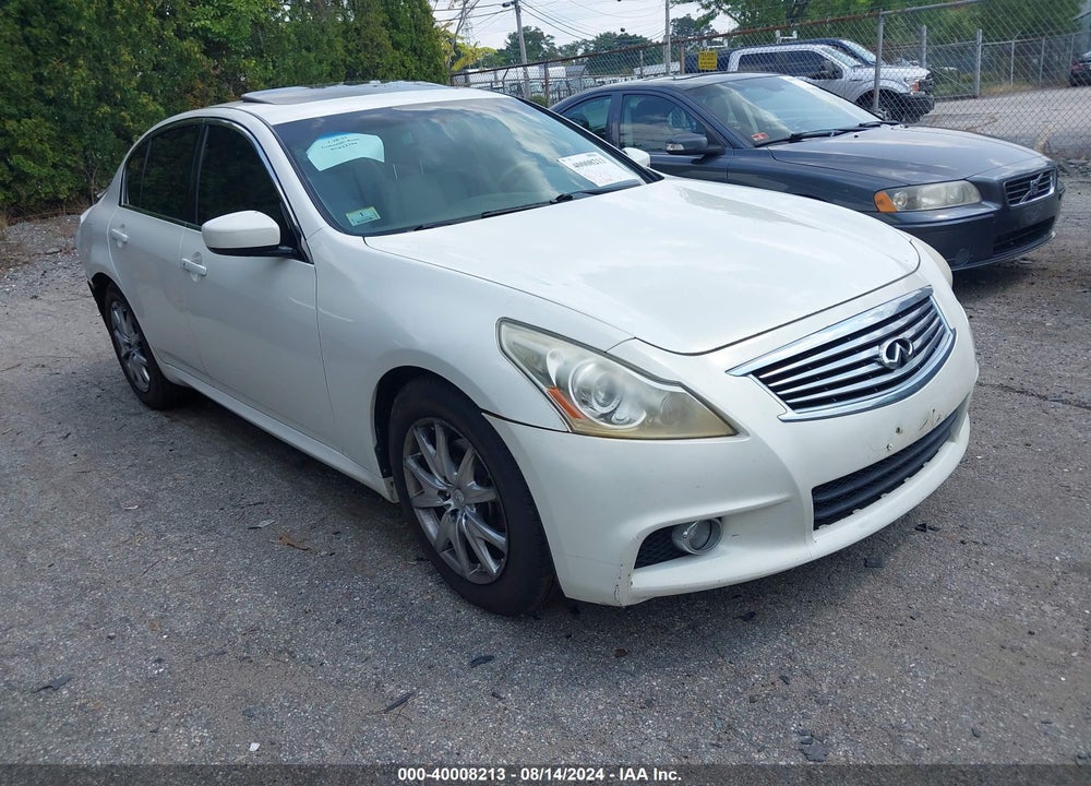 2012 INFINITI G37X VIN: JN1CV6AR8CM676906