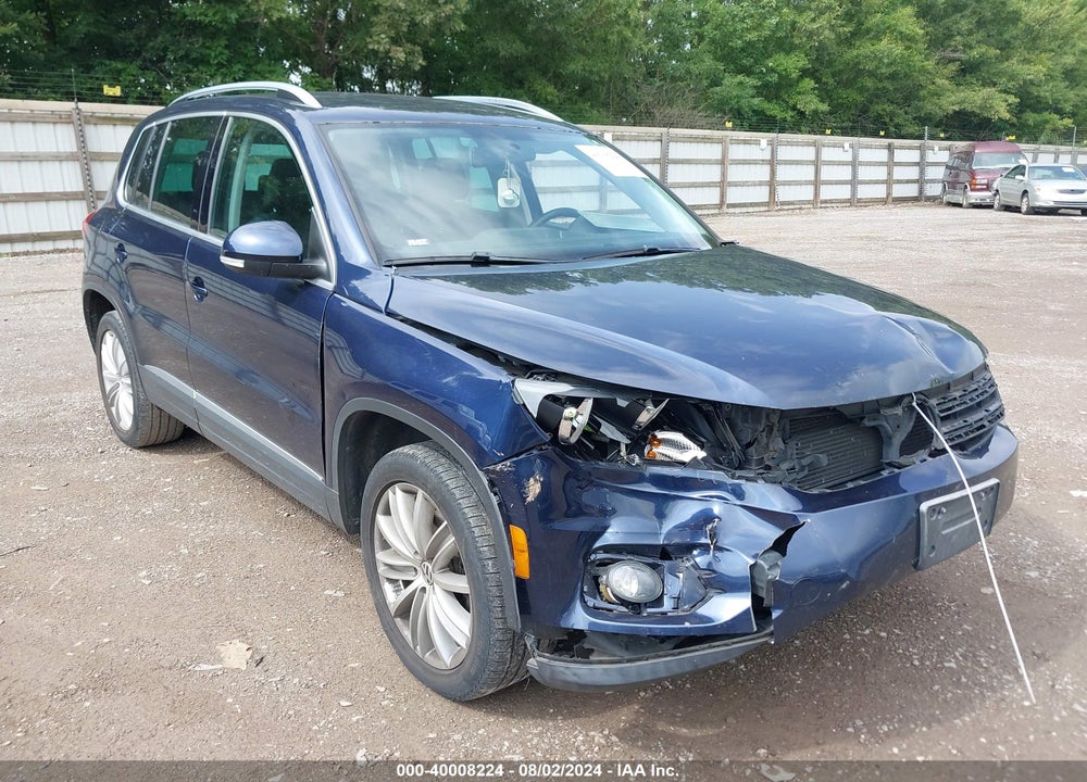 2012 VOLKSWAGEN TIGUAN SE VIN: WVGAV7AX2CW514617