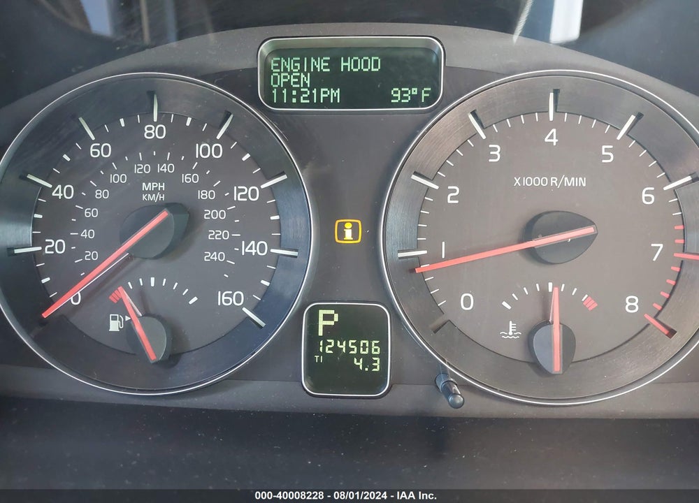 2008 VOLVO S40 T5 VIN: YV1MH672982383192