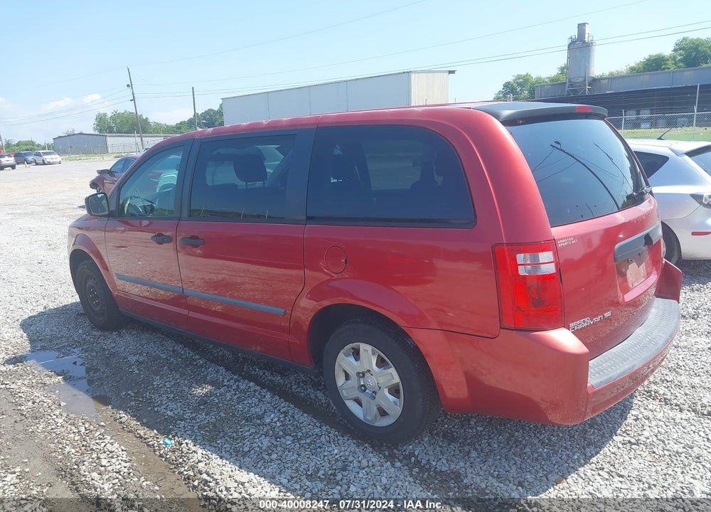 2008 DODGE GRAND CARAVAN SE VIN: 2D8HN44HX8R706777