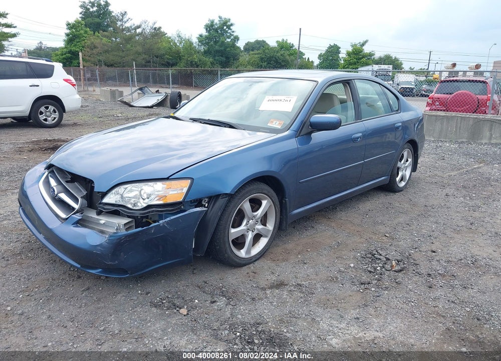 2006 SUBARU LEGACY 2.5I/2.5I LIMITED VIN: 4S3BL626267208871