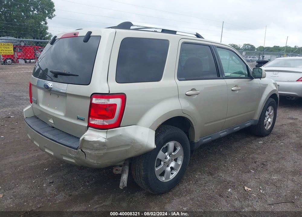 2010 FORD ESCAPE LIMITED VIN: 1FMCU9EG0AKC91273